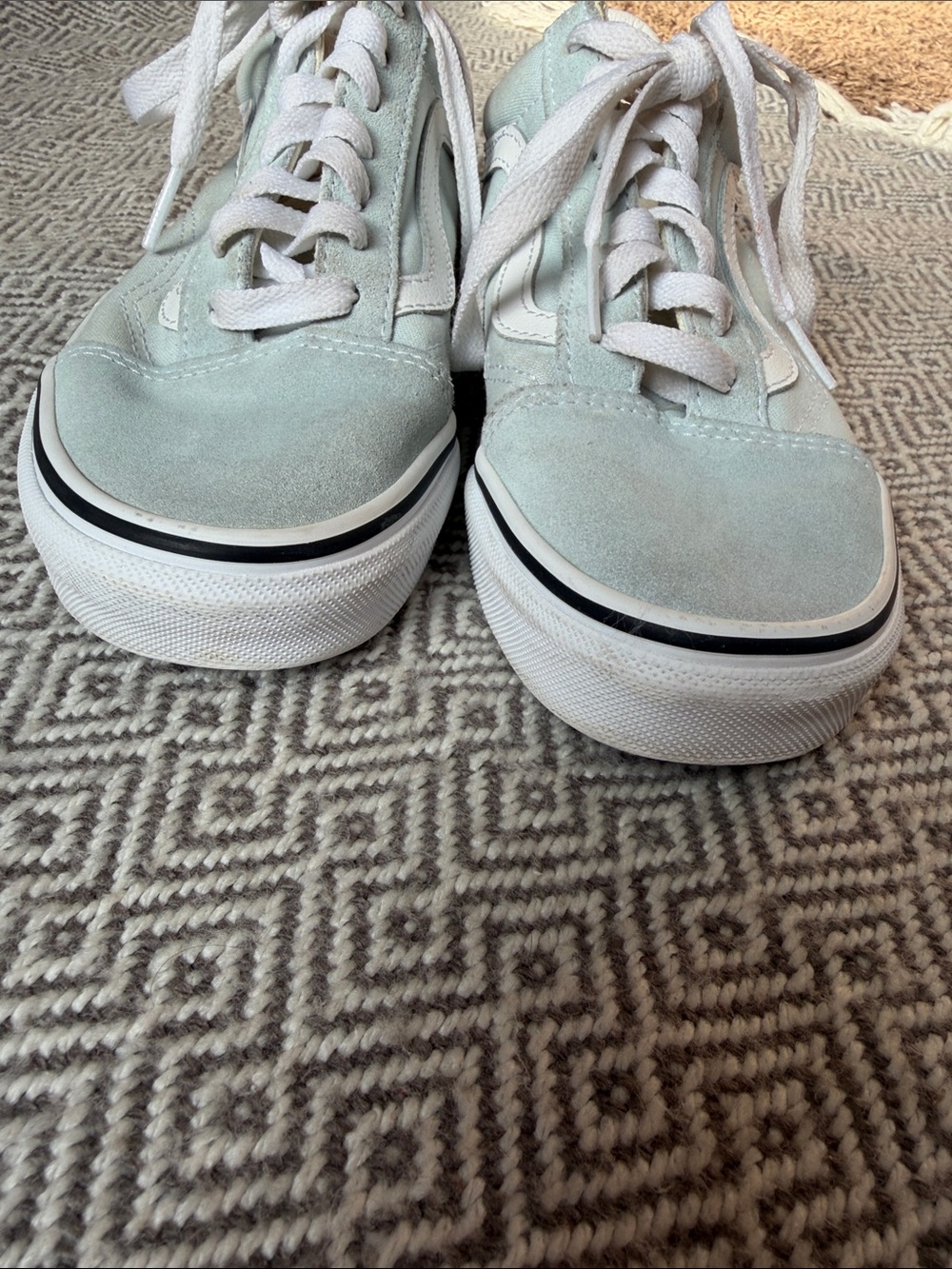 Vans Old Skool sneakers in a light grey-green Size U.S Man 5.5/Women 7 - Picture 13 of 14